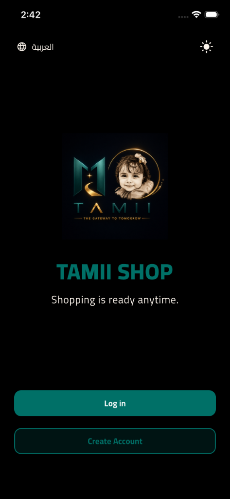 TAMII SHOP App Login